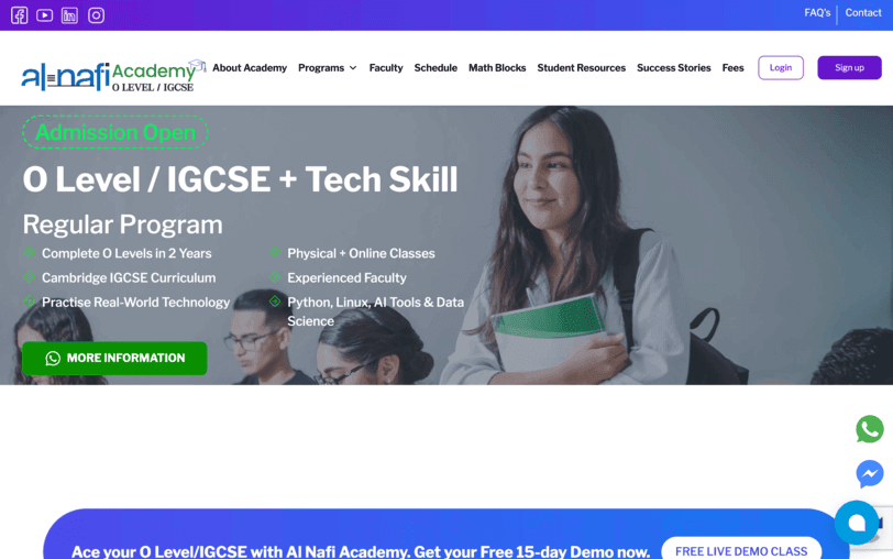 Al Nafi Academy — Online Learning Platform