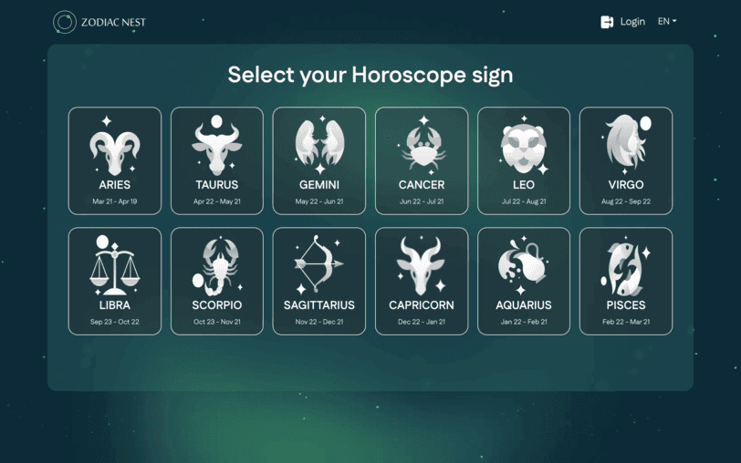ZodiacNest — Astrology & Horoscope Platform